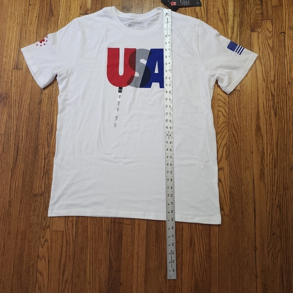 Under Armour Mens USA Patriotic Tshirt Size Large NEW - Picture 6 of 9